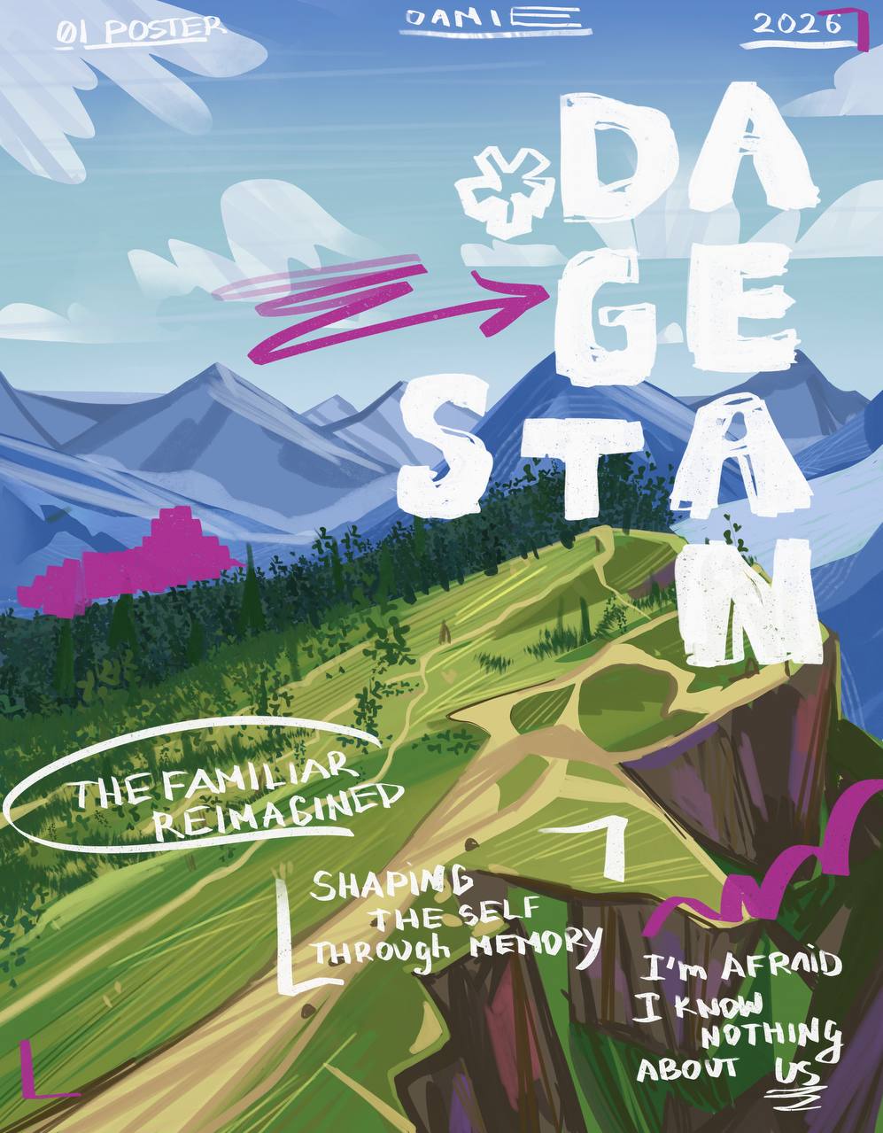 Работа Наиды — Dagestan poster